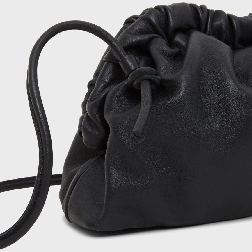 Women's Mansur Gavriel Mini Cloud Clutch Bags Black | AU 984MAT